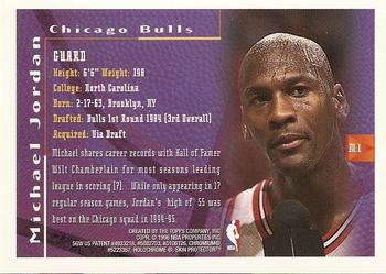 1995-96 Finest - Mystery #M1 Michael Jordan Back