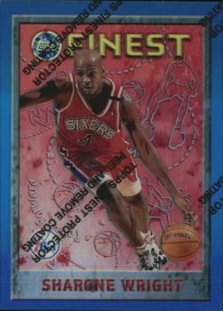 1995-96 Finest - Refractors #4 Sharone Wright Front
