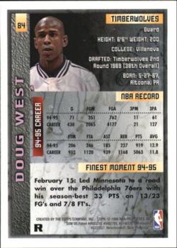 1995-96 Finest - Refractors #84 Doug West Back