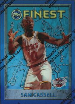 1995-96 Finest - Refractors #90 Sam Cassell Front
