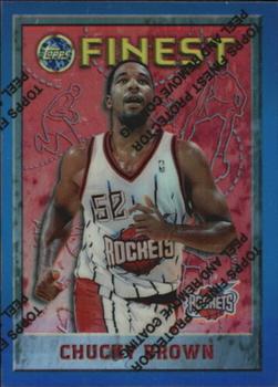 1995-96 Finest - Refractors #141 Chucky Brown Front