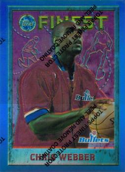 1995-96 Finest - Refractors #144 Chris Webber Front