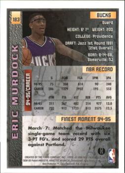 1995-96 Finest - Refractors #183 Eric Murdock Back