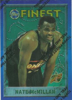 1995-96 Finest - Refractors #197 Nate McMillan Front