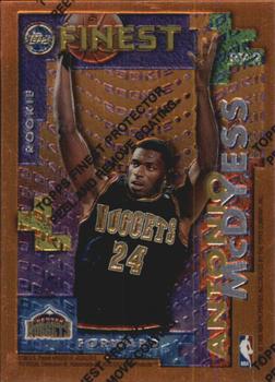 1995-96 Finest - Rookie/Veteran #RV-2 Antonio McDyess / Dikembe Mutombo Back