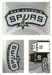 2010-11 Panini Stickers (Brazil Edition) #206 San Antonio Spurs Logo Front