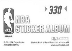 2010-11 Panini Stickers (Brazil Edition) #330 2008 vs Boston Celtics Back