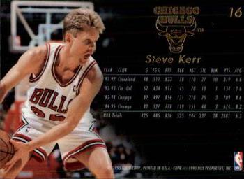 1995-96 Flair #16 Steve Kerr Back