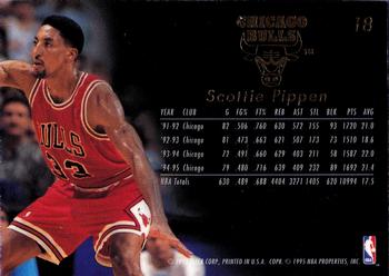 1995-96 Flair #18 Scottie Pippen Back