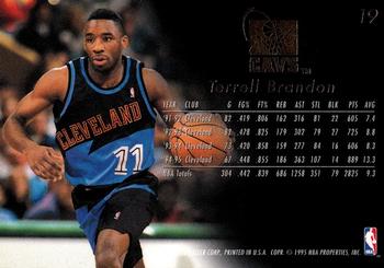 1995-96 Flair #19 Terrell Brandon Back