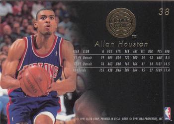1995-96 Flair #38 Allan Houston Back