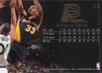 1995-96 Flair #54 Antonio Davis Back