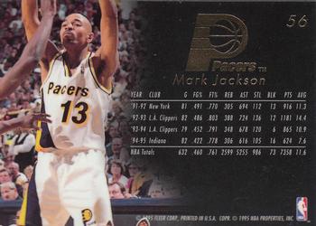1995-96 Flair #56 Mark Jackson Back