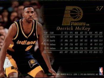 1995-96 Flair #57 Derrick McKey Back