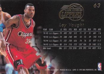 1995-96 Flair #63 Loy Vaught Back