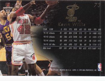 1995-96 Flair #73 Kevin Willis Back