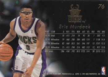 1995-96 Flair #76 Eric Murdock Back