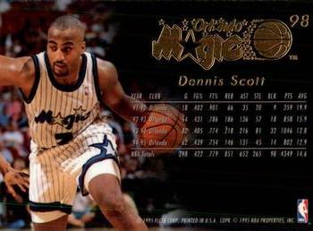 1995-96 Flair #98 Dennis Scott Back