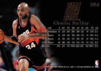 1995-96 Flair #104 Charles Barkley Back