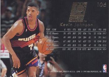 1995-96 Flair #106 Kevin Johnson Back