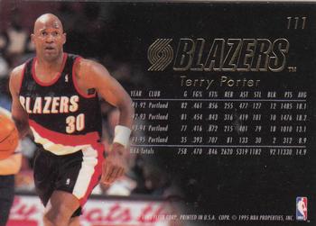 1995-96 Flair #111 Terry Porter Back