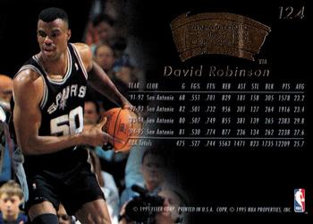 1995-96 Flair #124 David Robinson Back