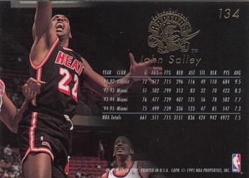 1995-96 Flair #134 John Salley Back