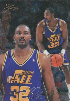 1995-96 Flair #138 Karl Malone Front