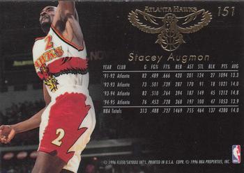 1995-96 Flair #151 Stacey Augmon Back