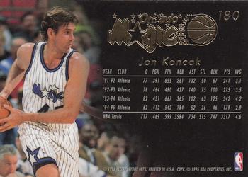 1995-96 Flair #180 Jon Koncak Back