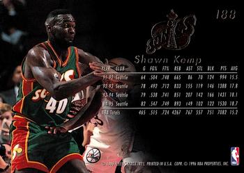 1995-96 Flair #188 Shawn Kemp Back
