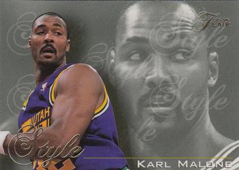 1995-96 Flair #237 Karl Malone Front