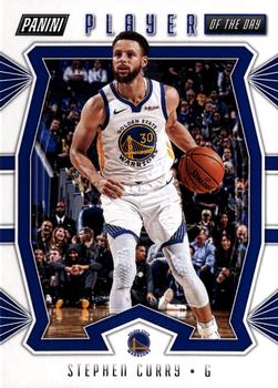 2019-20 Panini Player of the Day #5 Stephen Curry Front