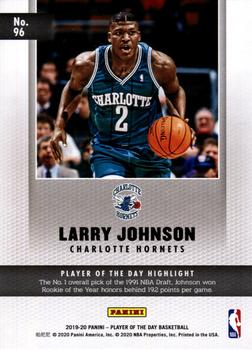 2019-20 Panini Player of the Day #96 Larry Johnson Back