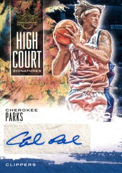 2019-20 Panini Court Kings - High Court Signatures #HC-CPA Cherokee Parks Front
