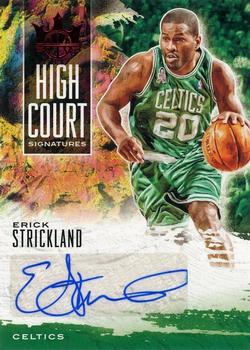 2019-20 Panini Court Kings - High Court Signatures Ruby #HC-EST Erick Strickland Front