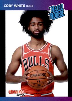 2019-20 Panini Instant Rated Rookie Retro #6 Coby White Front