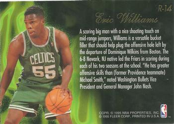 1995-96 Flair - Class of '95 #R-14 Eric Williams Back