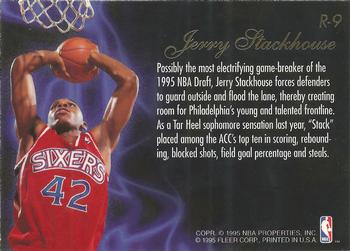 1995-96 Flair - Class of '95 #R-9 Jerry Stackhouse Back