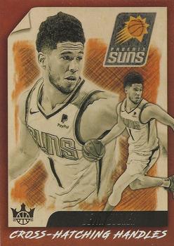 2019-20 Panini Court Kings - Cross-hatching Handles #14 Devin Booker Front