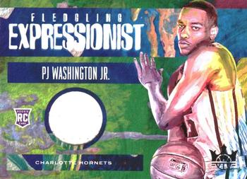 2019-20 Panini Court Kings - Fledgling Expressionist Memorabilia #FE-PJW PJ Washington Jr. Front