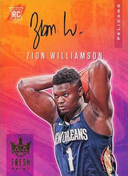 2019-20 Panini Court Kings - Fresh Paint #FP-ZWL Zion Williamson Front