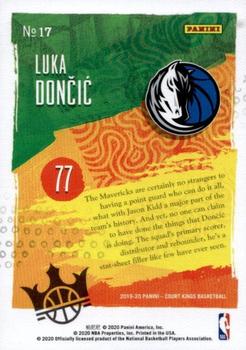 2019-20 Panini Court Kings - Modern Strokes #17 Luka Doncic Back