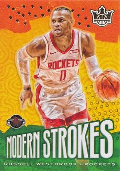 2019-20 Panini Court Kings - Modern Strokes #28 Russell Westbrook Front