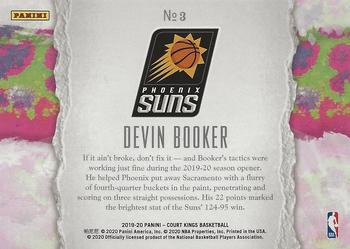 2019-20 Panini Court Kings - Points in the Paint #3 Devin Booker Back