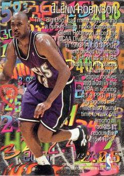 1995-96 Flair - Hot Numbers #12 Glenn Robinson Back