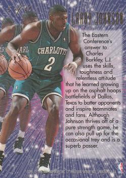 1995-96 Flair - New Heights #3 Larry Johnson Back