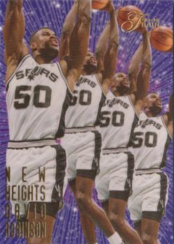 1995-96 Flair - New Heights #8 David Robinson Front