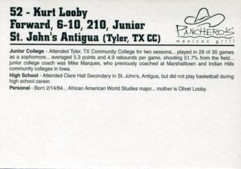 2005-06 Panchero's Iowa Hawkeyes #NNO Kurt Looby Back