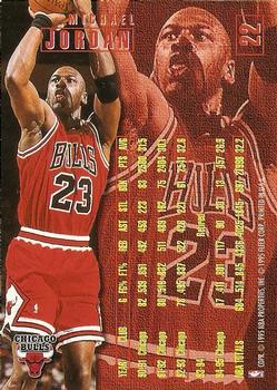 1995-96 Fleer #22 Michael Jordan Back